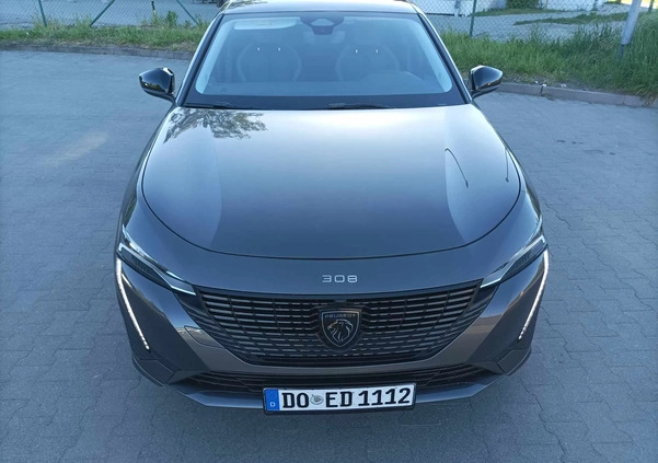 Peugeot 308 cena 109000 przebieg: 11372, rok produkcji 2022 z Wieleń małe 46